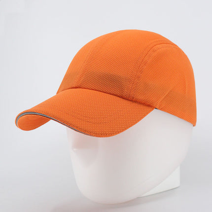 Athletic Moisture Wicking Reflective Sandwich Bill Soft Crown Mesh Cap