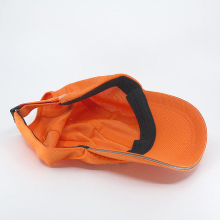 Athletic Moisture Wicking Reflective Sandwich Bill Soft Crown Mesh Cap