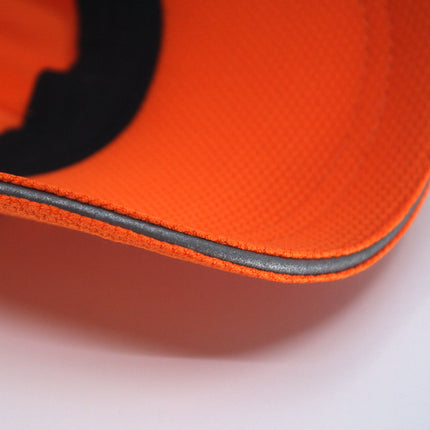 Athletic Moisture Wicking Reflective Sandwich Bill Soft Crown Mesh Cap