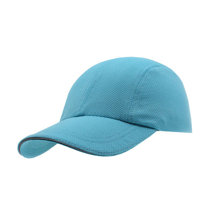 Athletic Moisture Wicking Reflective Sandwich Bill Soft Crown Mesh Cap