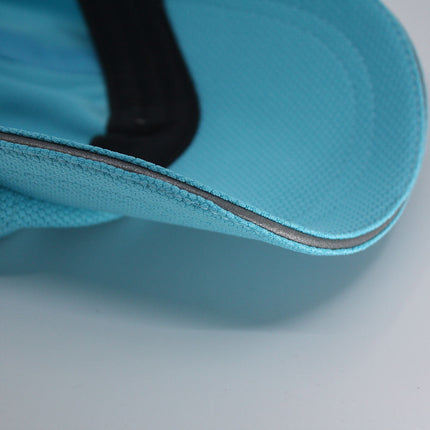 Athletic Moisture Wicking Reflective Sandwich Bill Soft Crown Mesh Cap