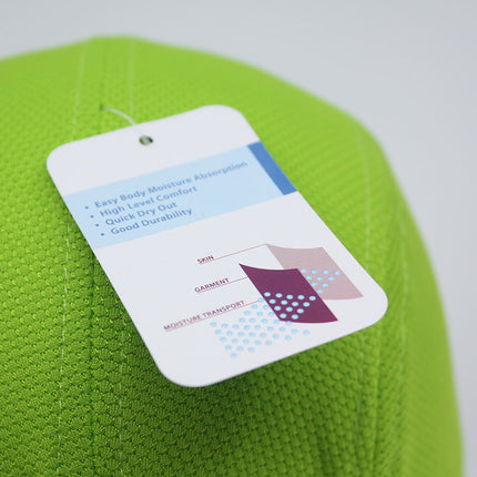 Athletic Moisture Wicking Reflective Sandwich Bill Soft Crown Mesh Cap