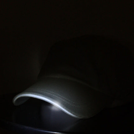 Athletic Moisture Wicking Reflective Sandwich Bill Soft Crown Mesh Cap