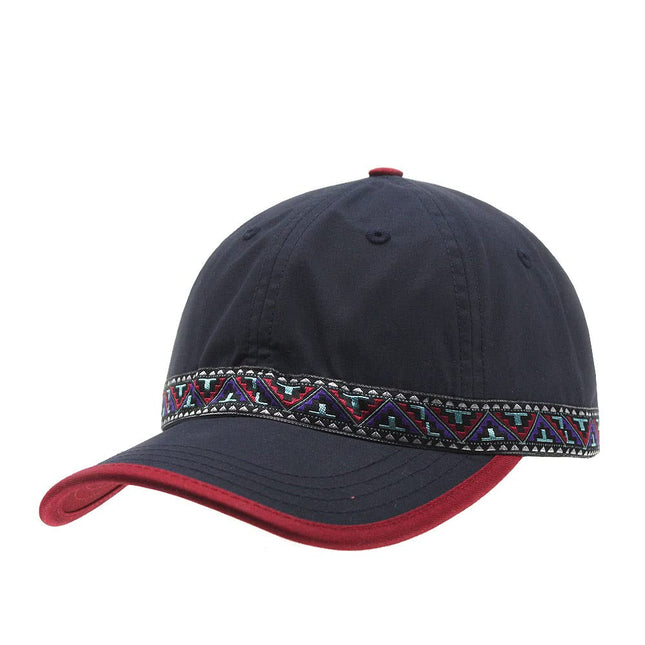 Soft Structured Water Repellent & Jacquard Band Low Profile Baseball Cap