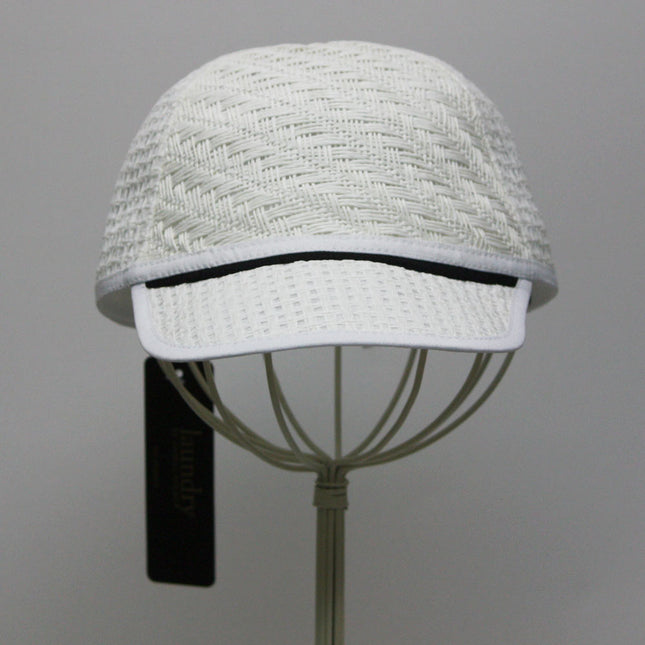 Laundry by Shelli Segal Straw Natural Weave Baseball Cap Sun Hat White