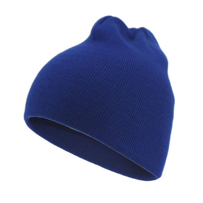 Basic 9 1/2" Soft Premium Rib Knit Slouch Beanie