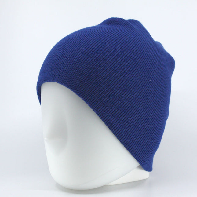 Basic 9 1/2" Soft Premium Rib Knit Slouch Beanie