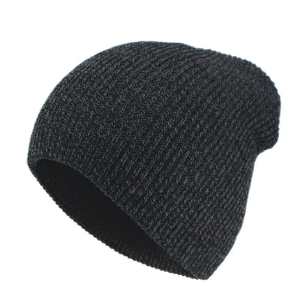Basic 9 1/2" Soft Premium Rib Knit Slouch Beanie