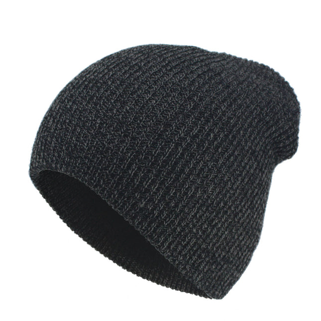 Basic 9 1/2" Soft Premium Rib Knit Slouch Beanie