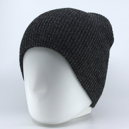 Basic 9 1/2" Soft Premium Rib Knit Slouch Beanie