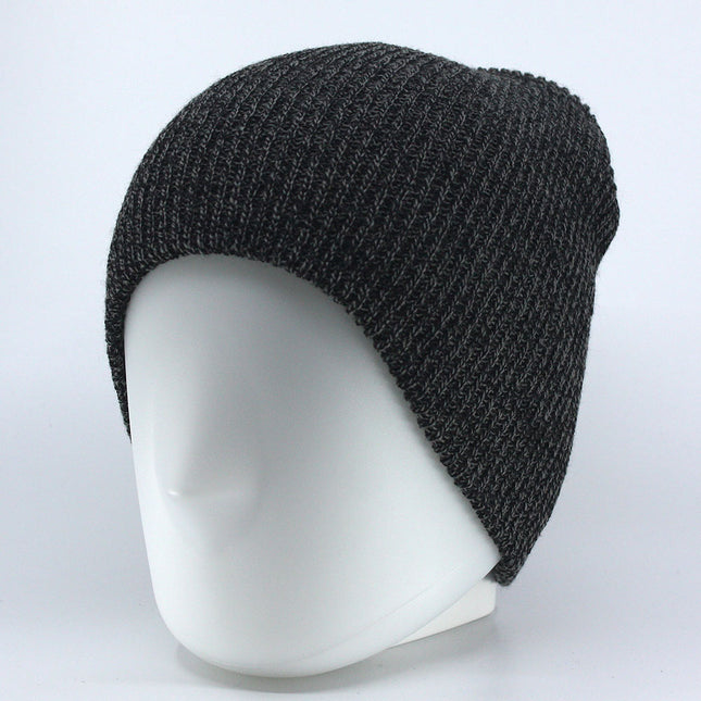 Basic 9 1/2" Soft Premium Rib Knit Slouch Beanie