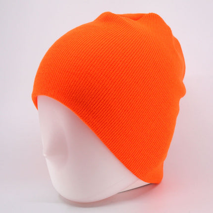 Basic 9 1/2" Soft Premium Rib Knit Slouch Beanie
