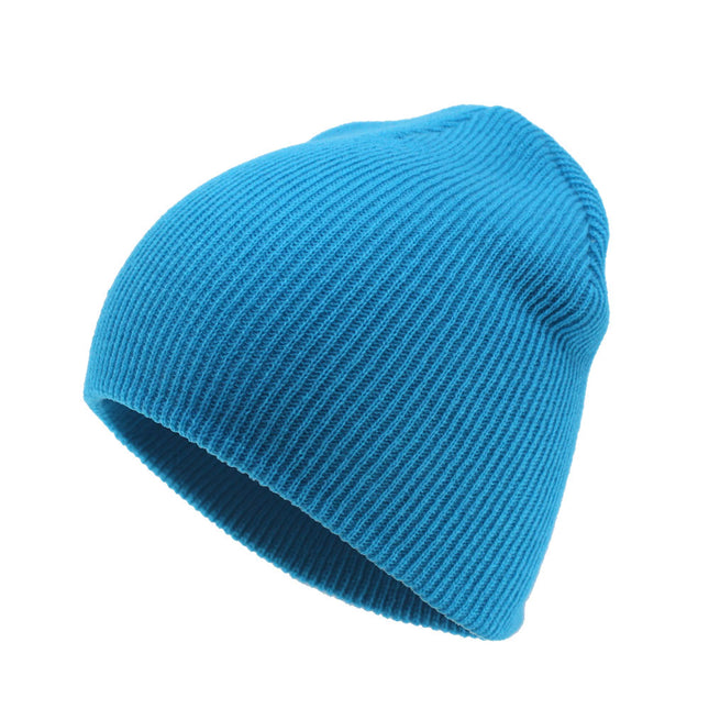Basic 9 1/2" Soft Premium Rib Knit Slouch Beanie