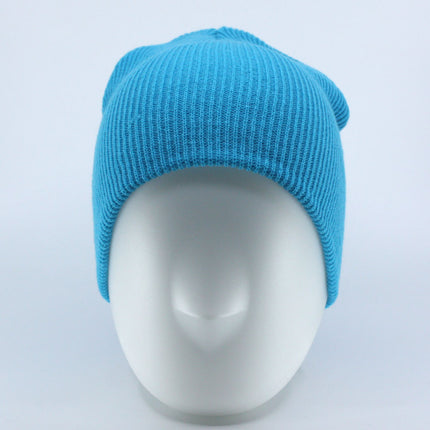 Basic 9 1/2" Soft Premium Rib Knit Slouch Beanie