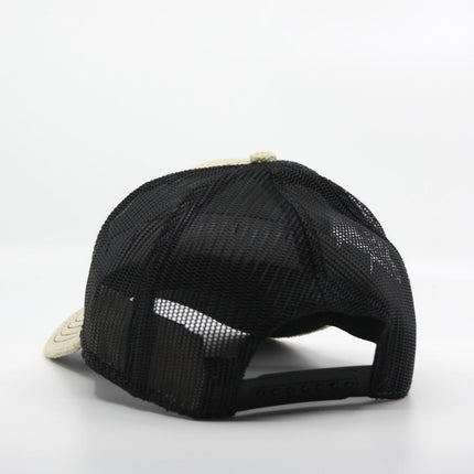 Natural Burlap Mesh Adjustable Trucker Baseball Cap