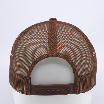 Two Tone Cork Cotton Twill Mesh Adjustable Trucker Baseball Cap