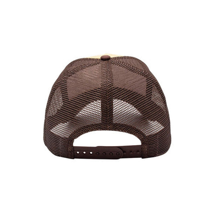 Two Tone Toyo Paper Straw Mesh Adjustable Summer Trucker Baseball Cap