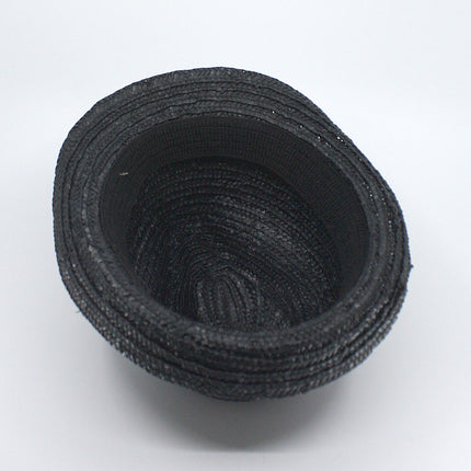 Braid Straw Lightweight Floral Band Fedora Natural