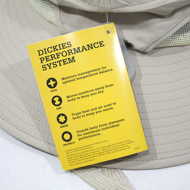 Dickies Performance Boonie Sun Hat | UPF 50+ Wide Brim with Mesh Vents