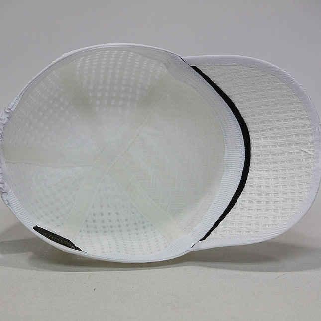 Laundry by Shelli Segal Straw Natural Weave Baseball Cap Sun Hat White