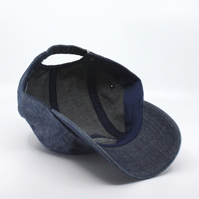 Denim Cotton Adjustable Baseball Camper Cap