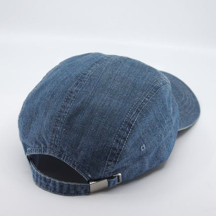 Denim Cotton Adjustable Baseball Camper Cap