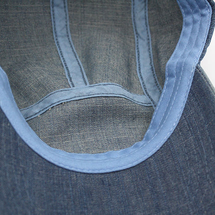 Denim Cotton Adjustable Baseball Camper Cap