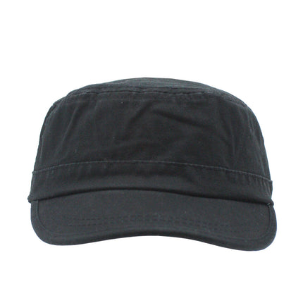 Enzyme Washed Camouflage Adjustable Military Army Cadet Cap