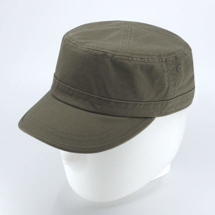 Enzyme Washed Camouflage Adjustable Military Army Cadet Cap