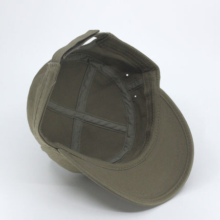 Enzyme Washed Camouflage Adjustable Military Army Cadet Cap