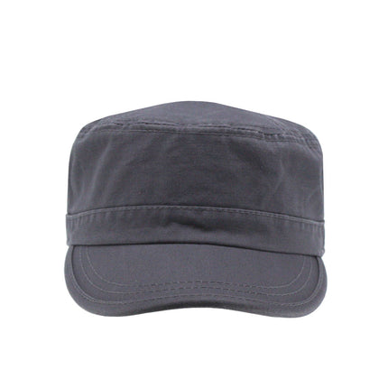 Enzyme Washed Camouflage Adjustable Military Army Cadet Cap