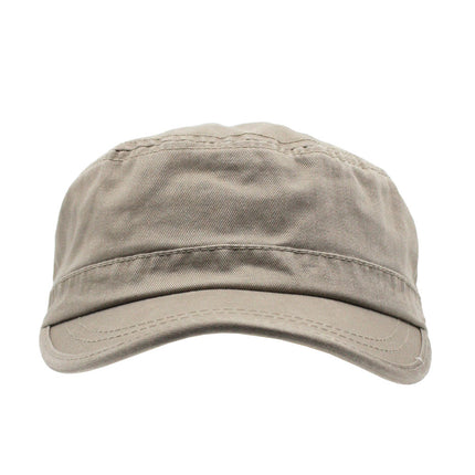 Enzyme Washed Camouflage Adjustable Military Army Cadet Cap