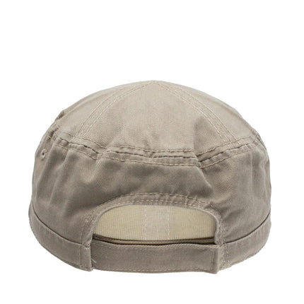 Enzyme Washed Camouflage Adjustable Military Army Cadet Cap