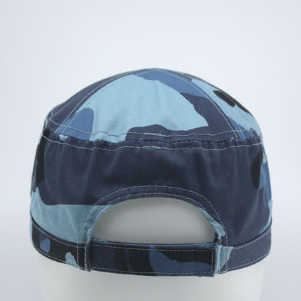 Enzyme Washed Camouflage Adjustable Military Army Cadet Cap