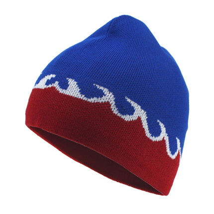 Reversible Knit Beanie Hat Skull Cap 8"