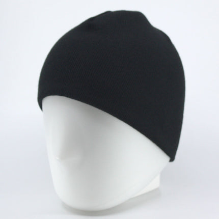 Reversible Knit Beanie Hat Skull Cap 8"