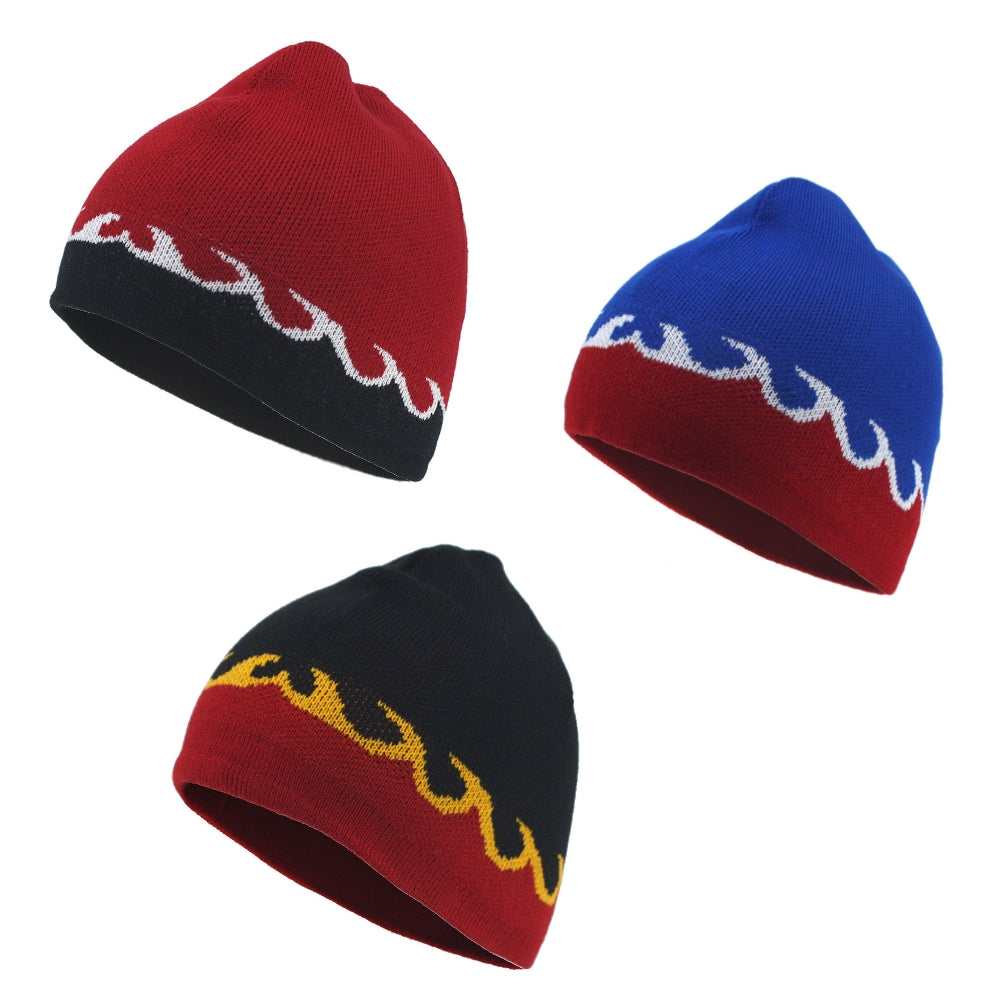 Reversible Knit Beanie Hat Skull Cap 8