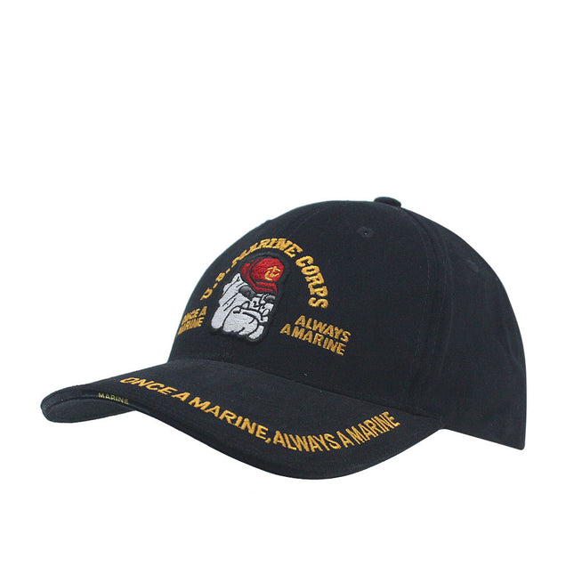 Deluxe Marine Bulldog Low Profile Adjustable Baseball Cap