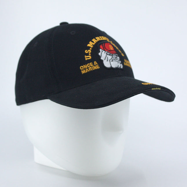 Deluxe Marine Bulldog Low Profile Adjustable Baseball Cap
