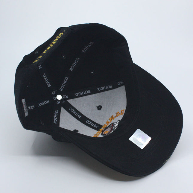Deluxe Marine Bulldog Low Profile Adjustable Baseball Cap