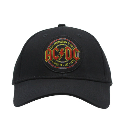 AC/DC Est 1973 Unisex Cotton Adjustable Baseball Cap Black