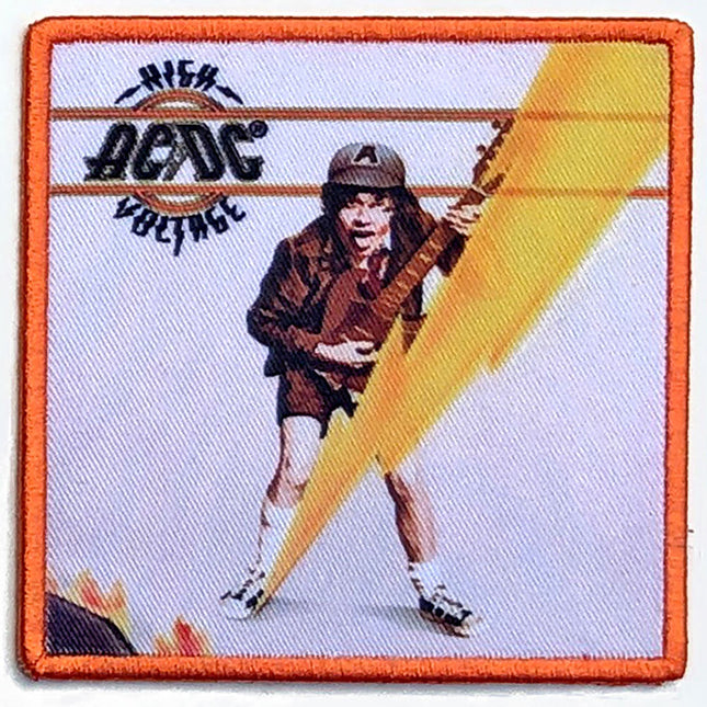 AC/DC High Voltage Album Cover Printed Iron On Cotton Standard Patch