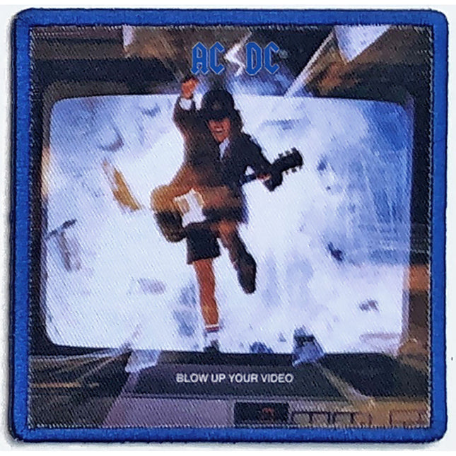 AC/DC Blow Up Your Video Album Cover Printed Iron On Cotton Standard Patch