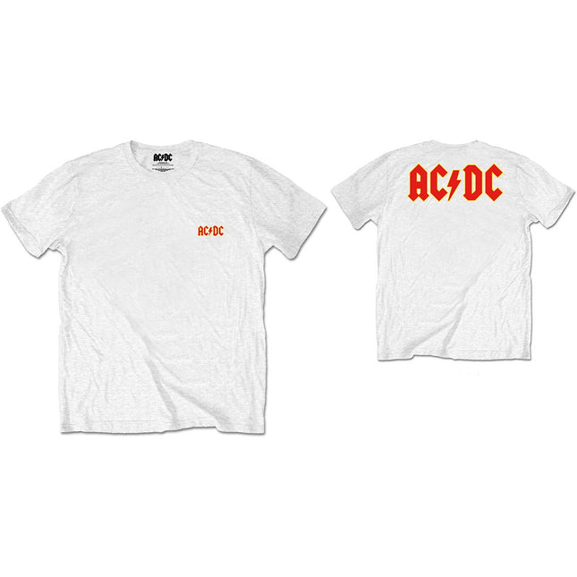 AC/DC Unisex Band Rock Alternative Cotton Back Print Short Sleeves Tee Shirt
