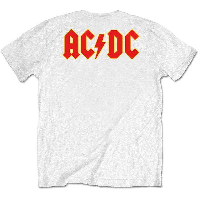 AC/DC Unisex Band Rock Alternative Cotton Back Print Short Sleeves Tee Shirt