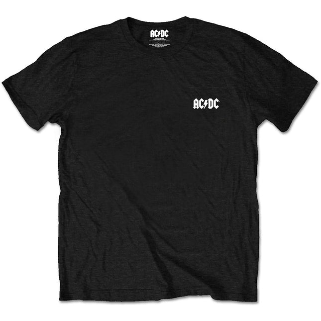 AC/DC Black Ice Unisex Band Rock Alternative Cotton Back Print Short Sleeves Tee Shirt