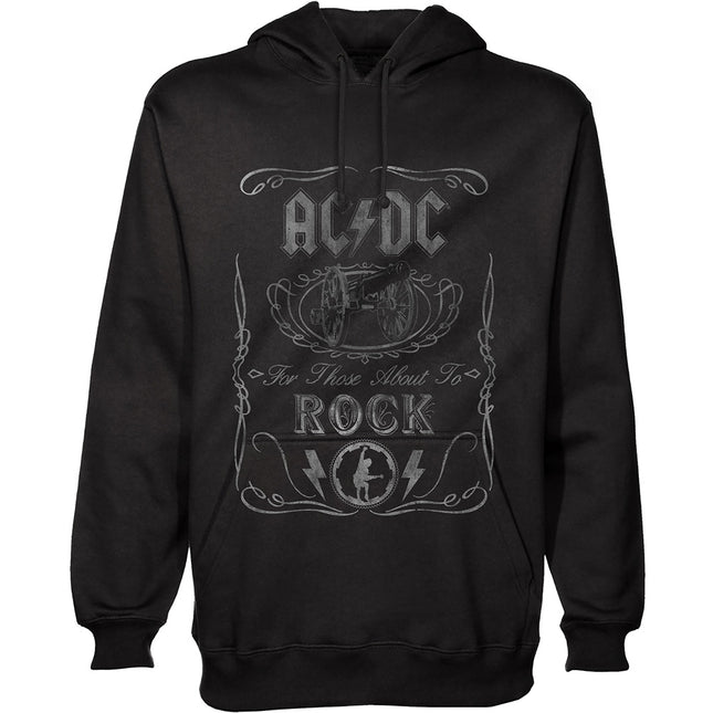 AC/DC Cannon Swig Unisex Cotton Long Sleeves Pullover Hoodie
