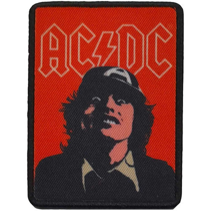 AC/DC Angus Embroidered Woven Sew On Standard Patch