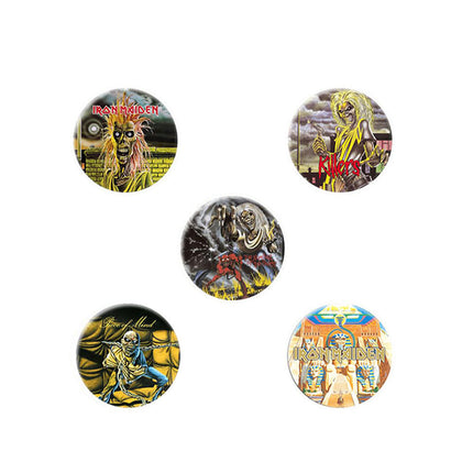 Iron Maiden Iconic Button Badge Pack Early Albums