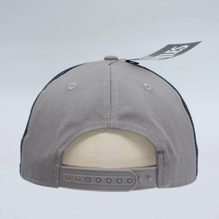 The Beatles Drum Unisex Cotton Adjustable Baseball Cap Gray & Navy Blue